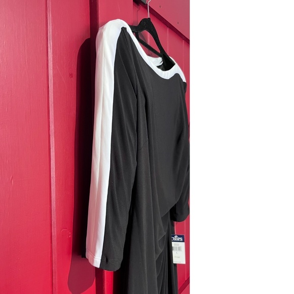 CHAPS black and white cocktail dress - Picture 4 of 5